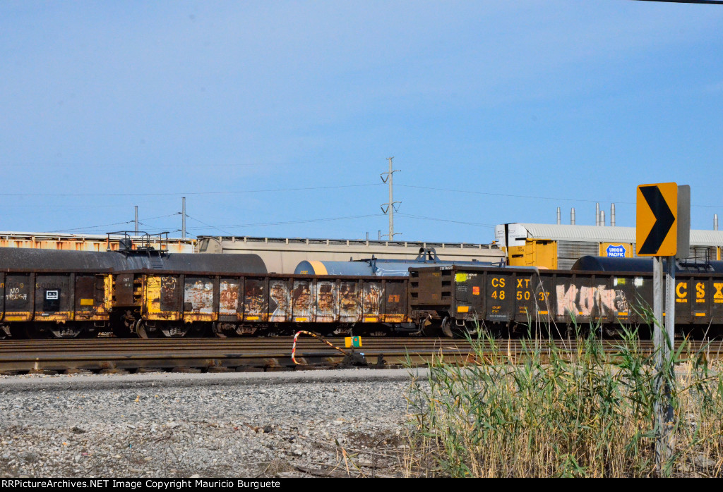 CSX Gondolas in the yard